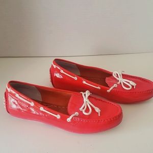 Cole Haan Red/Pink Sole Loafers